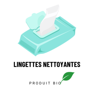 Lingettes nettoyantes pour les surfaces